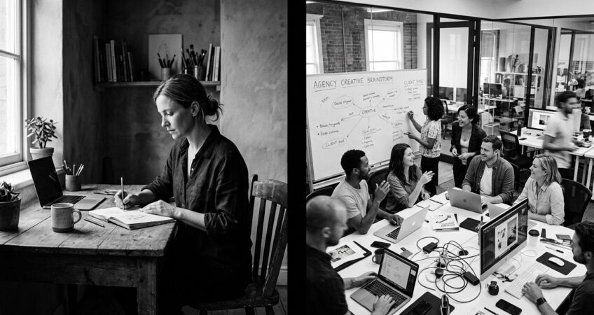 Freelancer vs. Agentur – Zusammenarbeit im Büro