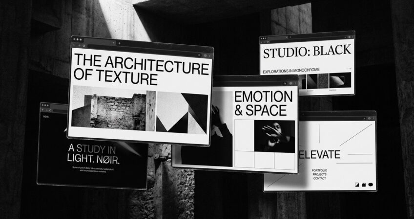 Webdesign-Trends 2026 – modernes Website-Design auf Bildschirm